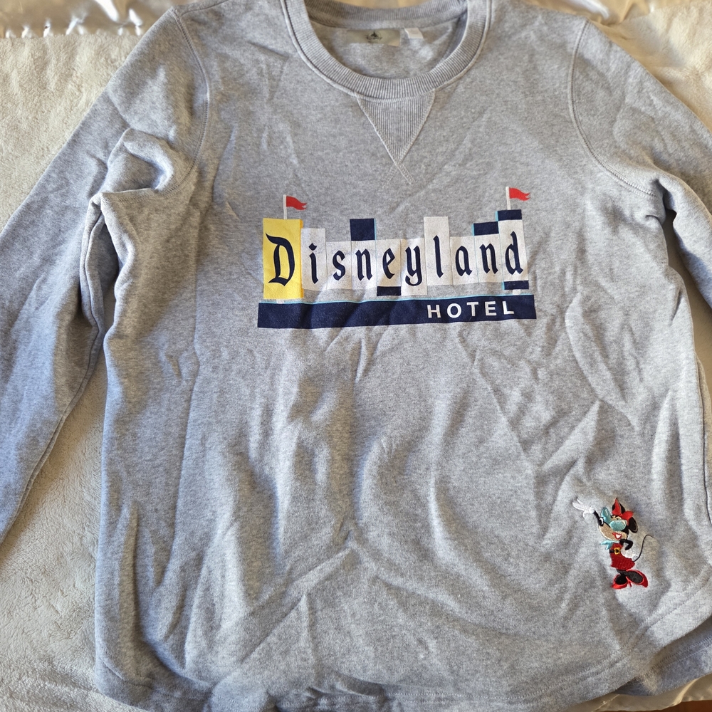 Disneyland Hotel Kids Gray Sweatshirt with Mickey